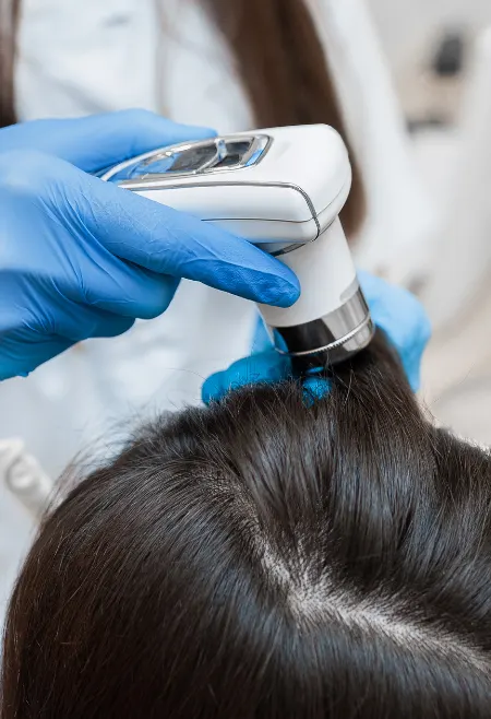 Advanced hair treatment services at Soma clinic