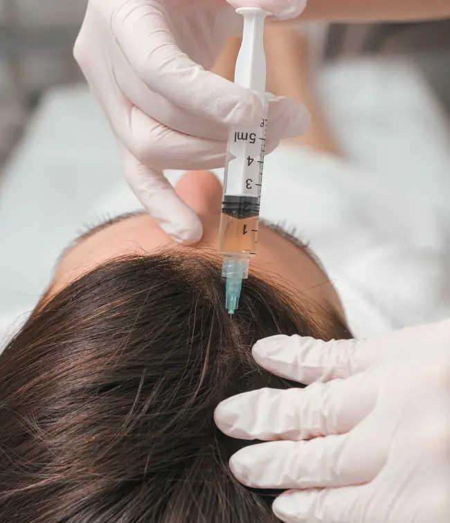 Advanced hair restoration treatment by a dermatologist